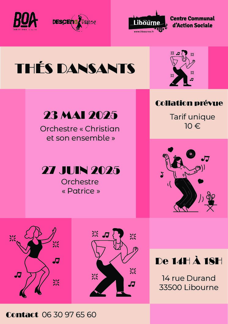 Proposition flyer thés dansants ok